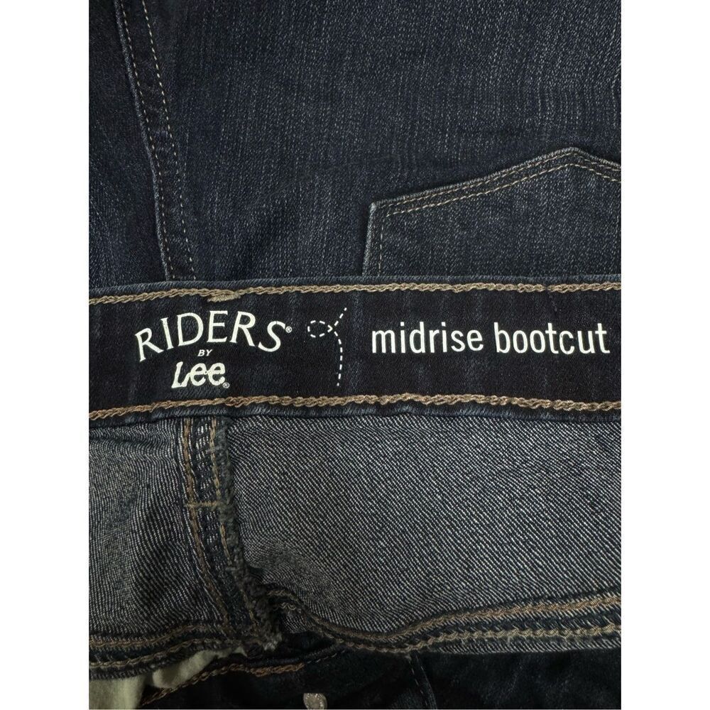 Riders by Lee Midrise Bootcut Cut Off Shorts Size 18 Petite - Picture 3 of 6